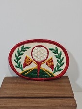 Vintage 18 Hole Golf Patch Gauze Back 2-3/4