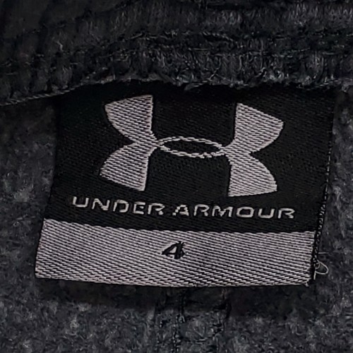 Under Armour Active Pull On Running Athletic Pants Youth Boys Size 4 Gray - Picture 3 of 8