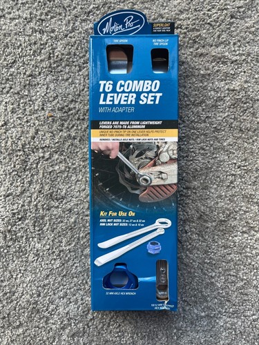 MOTION PRO T6 COMBO TYRE LEVER SET 32 mm & 10/12 mm WRENCH & 22/27 MM ADAPTER - Picture 2 of 2