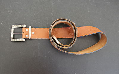 Levi s 501 Metal Buckle w Light Brown Leather Belt