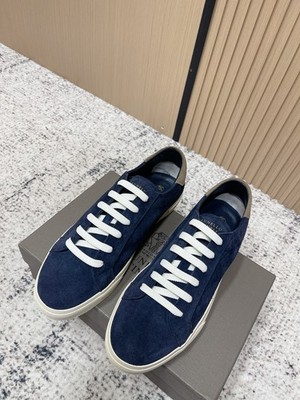 Brunello Cucinelli Collection: Men's Casual Velvet Sneakers   Size 44