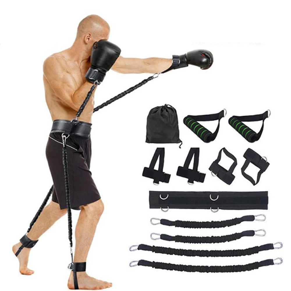 Resistance Band Stretching Strap Set Fitness Gym Boxing Training Equipment▱