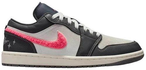 Jordan 1 SE Low Light Graphite Hot Punch W