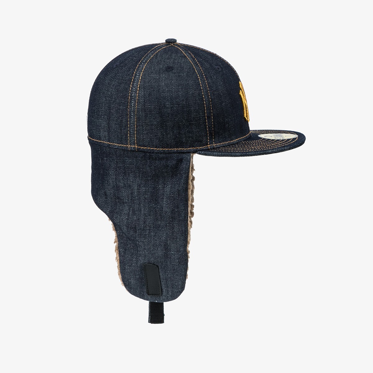 New Era MLB New York Yankees Denim Dog Ear Fitted Cap, Navy  display picture 1