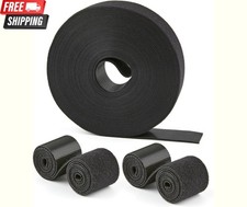 1 in X 30 Ft Hook and Loop Roll  Double-Sided Strips, Self-Gripping Straps  Re