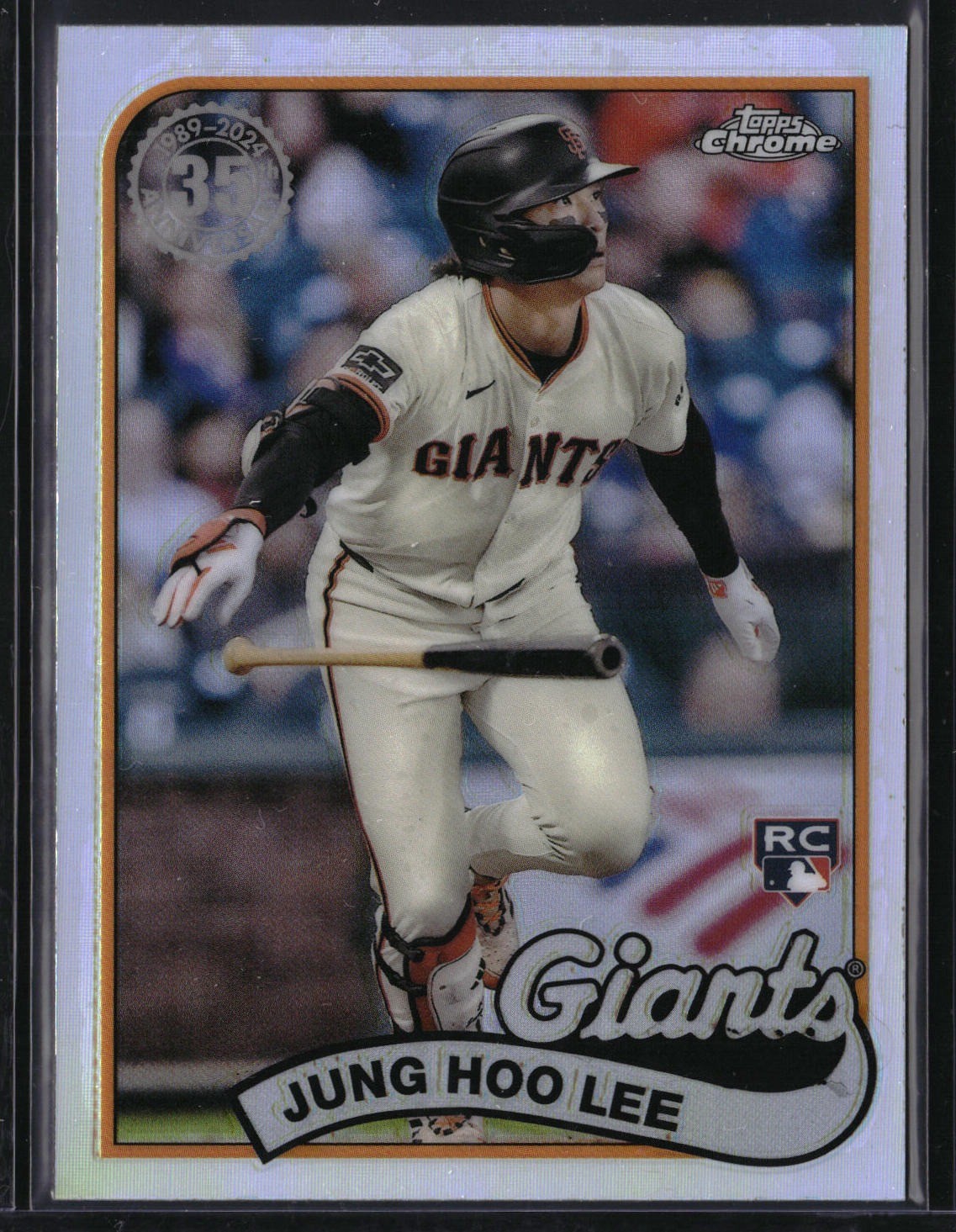 2024 Topps Chrome Update Jung Hoo Lee #89CU-6 1989 35th Anniversary SF Giants