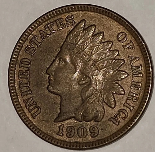 1909 Indian Head Cent AU