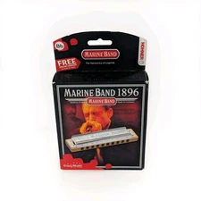 Hohner Marine Band 1896BX-Bb Harmonica  Key Of Bb