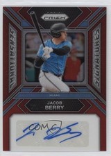 2024 Panini Prizm Sensational Signatures Red /99 Jacob Berry #SS-JB Auto uk2