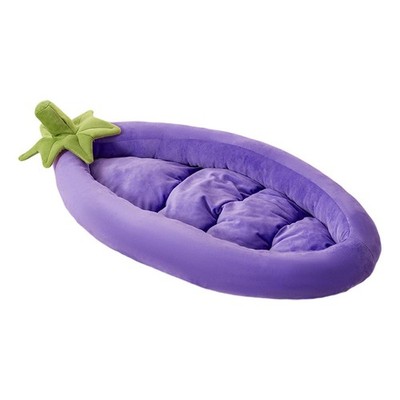Katzenbetten für Indoor Katzen Niedliche Auberginenform Katzensofa für Welpen Kätzchen Haustiere