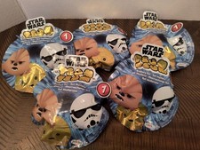 LOT OF 5 STAR WARS TSUM TSUM SERIES 1 MYSTERY SET 5 DIFFERENT BLIND BAGS..NEW