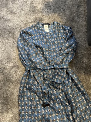 'S Max Mara Bedrucktes Hemdbluse Lang Gr. 40