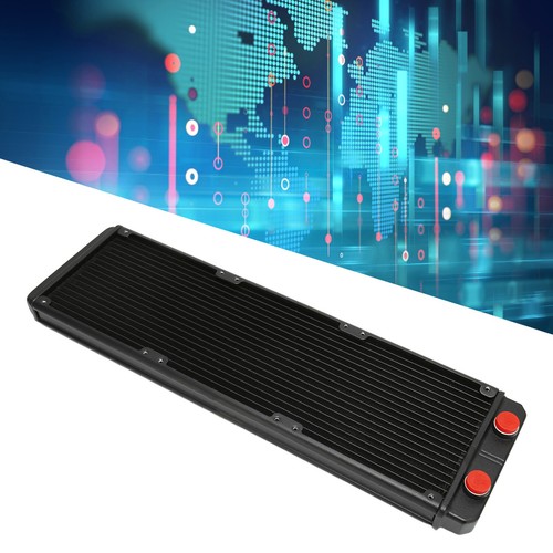 Water Cooling Radiator G1/4 Thread 18 Pipes Good Heat Dissipation Computer Wa CB - Afbeelding 16 van 22