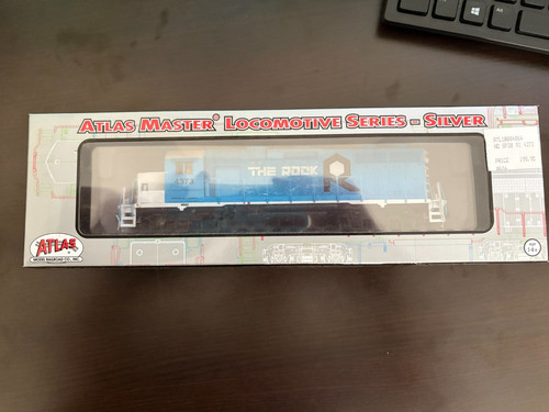 Serie Locomotora Atlas Master - Escala HO Plateada - Rock Island Rail #4373 | Condition: New: Other (See Details)
