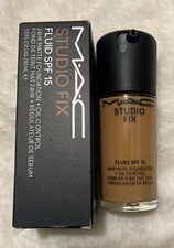 MAC Studio Fix Fluid SPF 15 24HR Matte Foundation +Oil Control 30ml ~ NW15