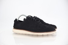 Cole Haan Mens OriginalGrand Knit Oxford Sneaker Size 8 M Black Stitchlite Shoe