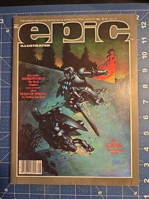  EPIC ILLUSTRATED 13 Marvel comics magazine Weirdworld 1982