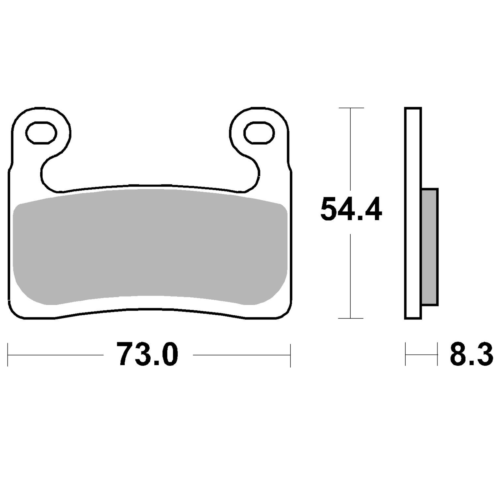 SBS 960HS BRAKE PADS SINTER
