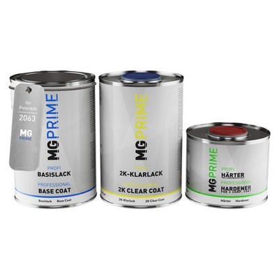 Autolack Dose Set für Peterbilt 2063 Blue Basislack 2K Klarlack 2,5L