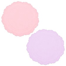 2Pcs Round Wax Seal Silicone Pad, Pink/Purple Wax Seal Mat