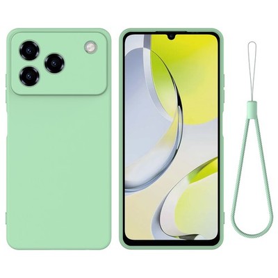 For ZTE Blade A56 Pro 4G, Soft Liquid Silicone Skin Touch Feel Back Cover Case