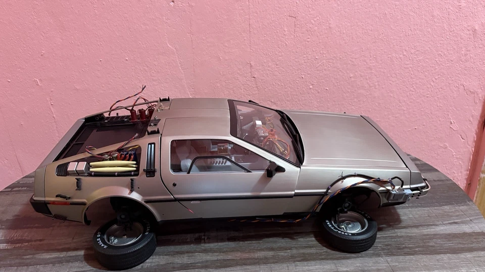 Modellauto 1:8 DeLorean DMC Eaglemoss Zurück in Die Zukunft - Bild 2 von 4