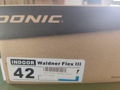 Neuwertige Tischtennisschuhe Donic Waldner FLEX 3