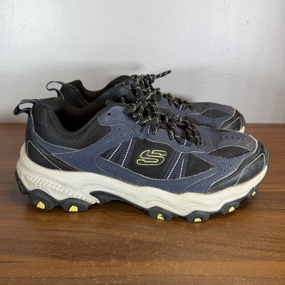 Skechers Shoes Mens 8.5 Navy Blue Trail Hiking Stamina Sneakers 237527