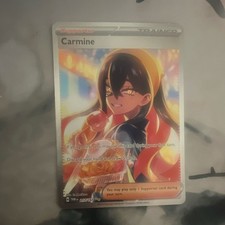 The Pokémon Company Carmine 217/167 Twilight Masquerade Holo SIR Trainer EN on eBay