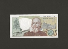 Banconota 2000 lire Galileo FDS
