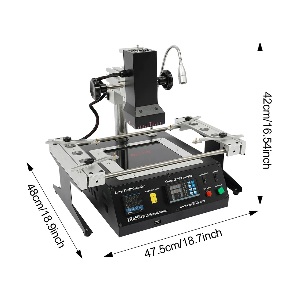 Станция переделки BGA IR6500 комплекты для инфракрасного шарикования паяльный сварочный аппарат - Изображение 4 из 4