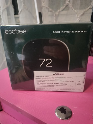 Ecobee EB-STATE6L-01 Smart Thermostat Enhanced Black