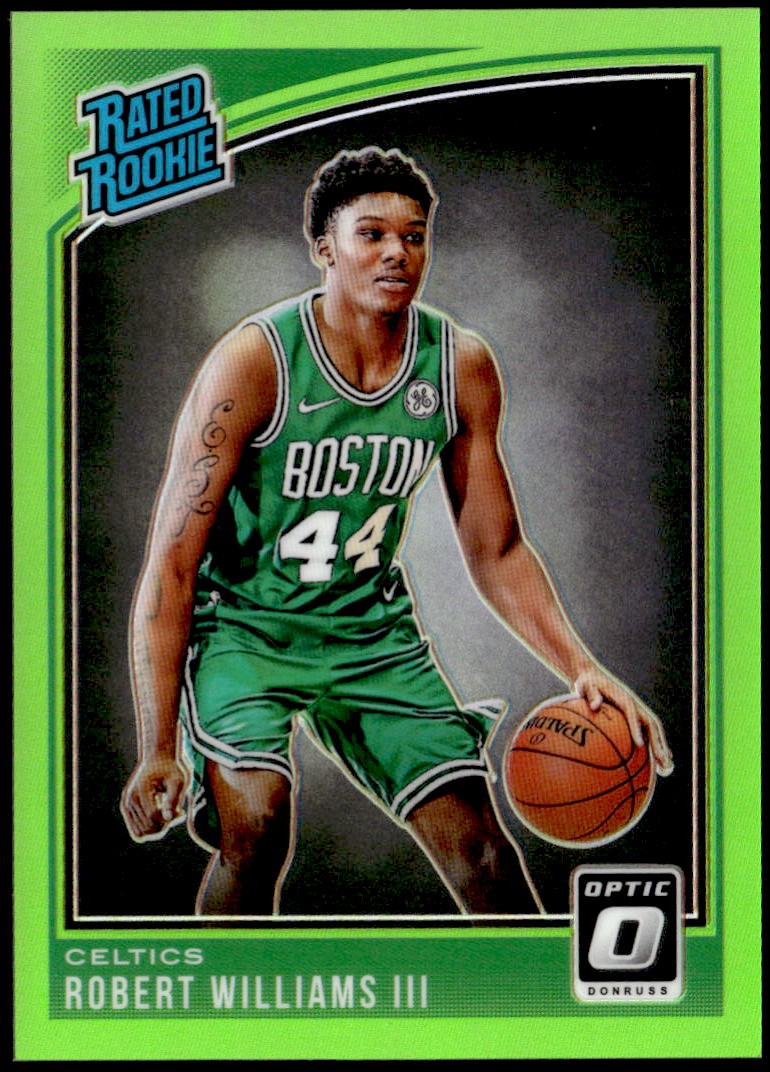 2018-19 Donruss Optic #167 Robert Williams III Lime Green #/149 Rated Rookie E1
