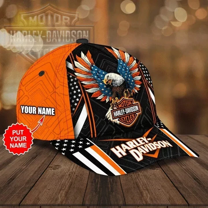 Personalized Harley Motor Racing Davidson Classic Cap Gift