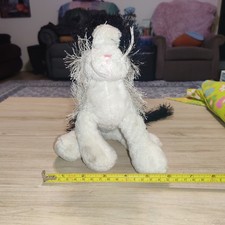 Webkinz Black and White Cat Ganz Plush Stuffed Animal See Pictures For Details