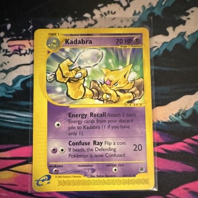 Pokemon TCG Kadabra 084/165 Expedition Base Set Uncommon Regular 70 HP 2002