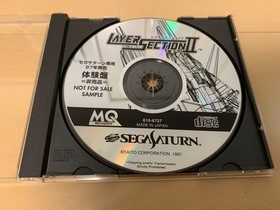 SS Demo Software Layer Section 2 Trial Disk LAYER SECTION TAITO SEGA SATURN DEMO