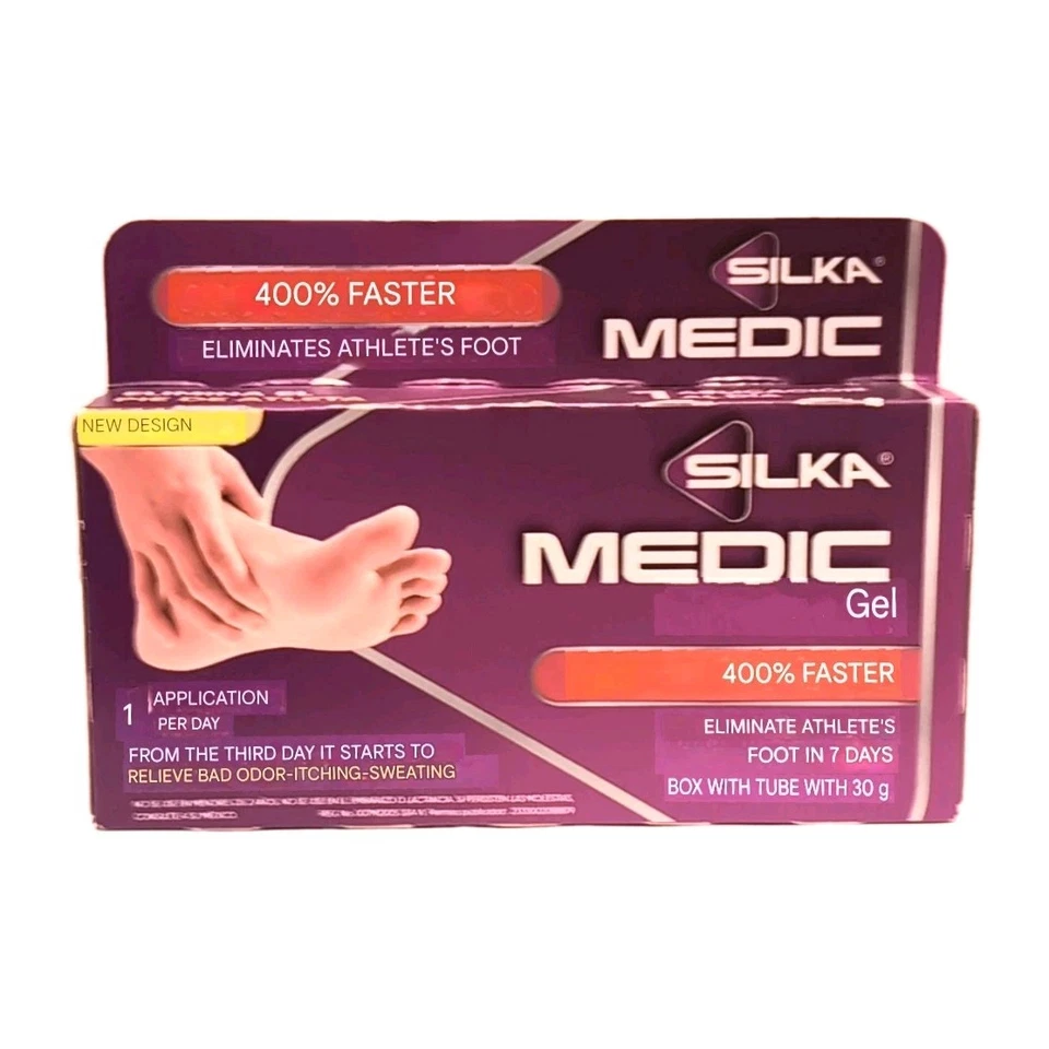 Silka Medic Gel Antifungal Aids Athletes Foot 30g - Image 2 of 2