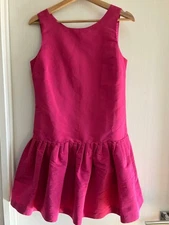 RED VALENTINO Pink Sleeveless Mini Dress Flare Skirt