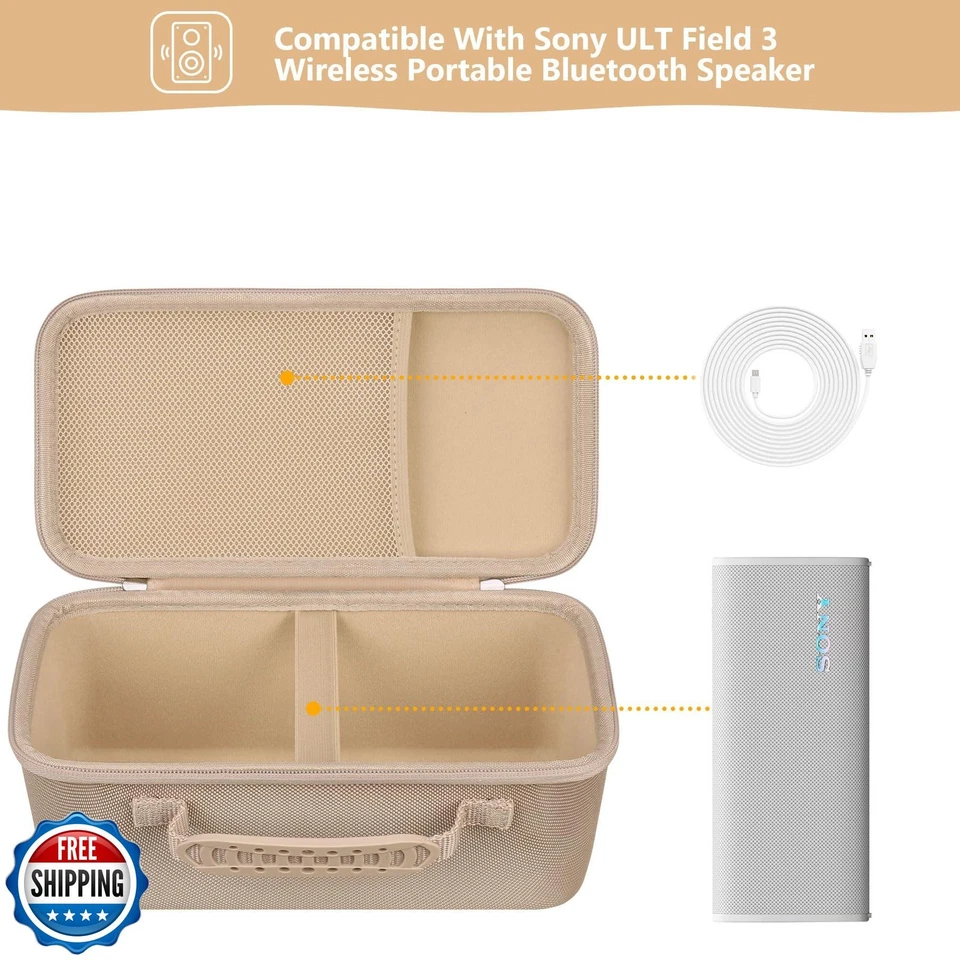 Supmay Hard Carrying Case for Sony ULT Field 3 Wireless Portable Bluetooth Sp - Image 2 of 4