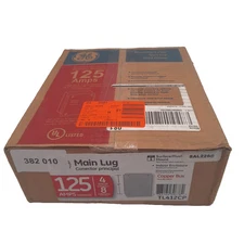 GE 125 Amp Indoor Main Lug Load Center Panel 4 Spaces 8 Circuits Panel TL412CP