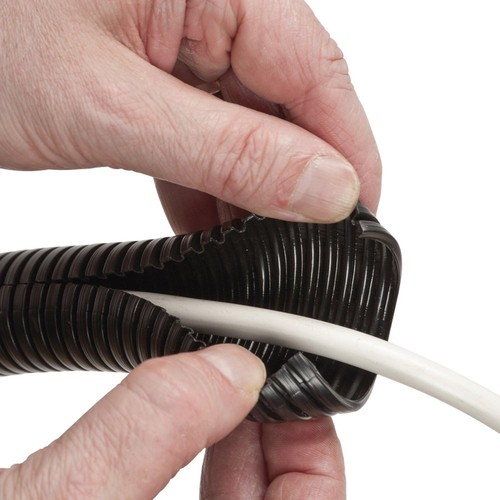 D-Line CTT1.1B Cable Tidy Tube Cable Management Sleeve Cable Organiser to Ma - Photo 2/6