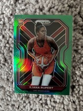 2021 Panini WNBA Green Prizm RC Iliana Rupert #100 Las Vegas Aces