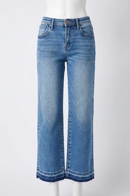 Risen Full Size Slouchy Cropped Boyfriend Jeans Size 1X