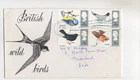 1966 BRITISH WILD BIRDS - READING CDS FDC FROM COLLECTION D6
