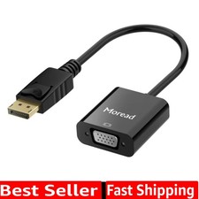 DisplayPort DP to VGA Adapter, Gold-Plated Display Port to VGA Adapter Male t...