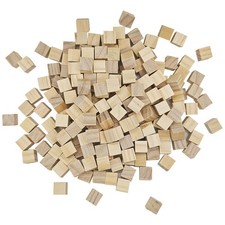200 Pcs Unfinished Wood Cubes,1/2 Inch Wooden Blocks for Crafting,Small Wood Cub