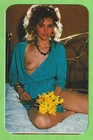Hungarian 1988 Pocket Calendar Card Pin-up AFESZ Erotic Socreal zs50