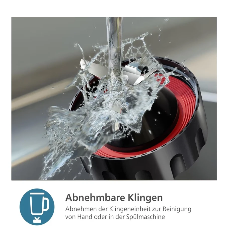 Philips 5000 Series Blender - 1000 W. 2L Smoothie Maker Entsafter Smoothie Maker - Bild 4 von 4