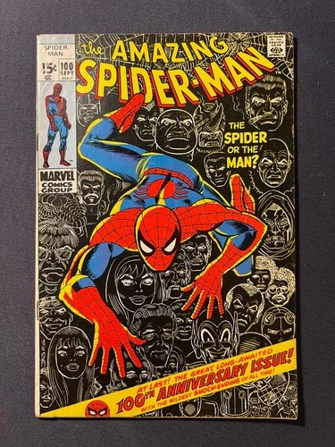 Amazing Spider-Man #100 (1971) - Anniversay Issue! Classic Romita Cover! VG/FN